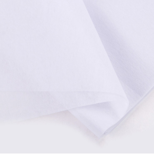 Non Woven Flower Wrapping Paper White 33 Sheets